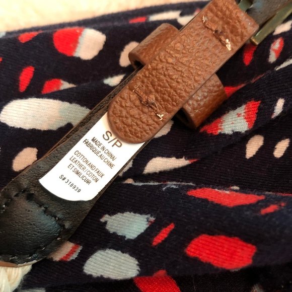 Navy, Red, White Belted Maxi Dress - Picture 12 of 12